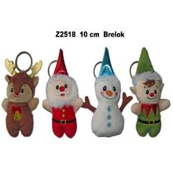 Brelok Zwierzęta świąteczne 10cm MIX