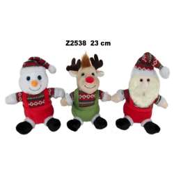 Zwierzęta świąteczne 23cm MIX