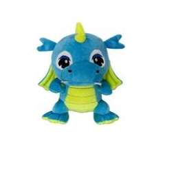 Smok błękitno żółty 15cm