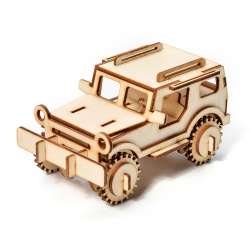 Puzzle drewniane Model 3D Jeep - 1