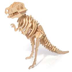 Puzzle drewniane Model 3D T-Rex - 1