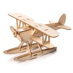 Puzzle Drewniane 3D Samolot - 1