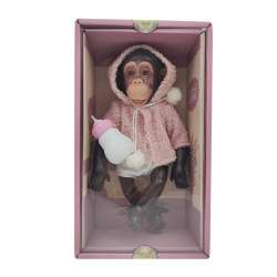 Lalka małpka szympans