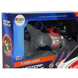 Motor Sportowy R/C 2.4G zasięg 35m czerwony - 1