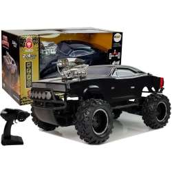 Auto Terenowe Zdalnie Sterowane 2.4G 4x4 Czarne Lean Toys (9092) - 1
