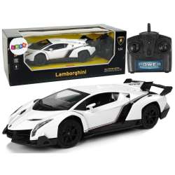 Auto zdalnie sterowane1:24 Lamborghini białe - 1