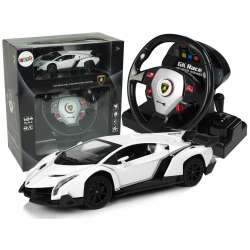 Auto zdalnie sterowane Lamborghini Veneno białe - 1