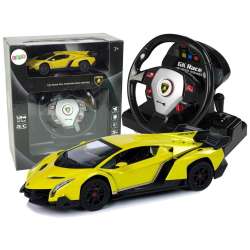 Auto zdalnie sterowane Lamborghini Veneno żółte