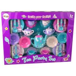 Zestaw do herbaty (talerzyki, sztućce, filiżanki) Lean Toys (10078) - 1