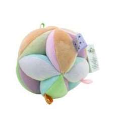 Piłka pluszowa pastelowa 11cm - 1