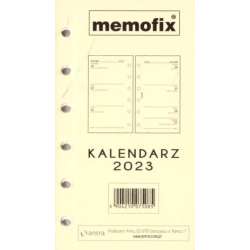 Wkład kalendarzowy 2023 Memofix A6 TDW