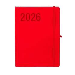 Kalendarz 2026 B5 Impresja czerwony TDW