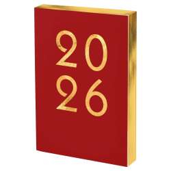 Kalendarz 2026 A5 Art DNS czerwony