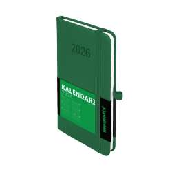 Kalendarz 2026 A6 Memofix TDW zielony - 1