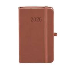 Kalendarz 2026 A6 Memofix TDW mocha mousse