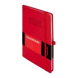 Kalendarz 2026 A5 Memofix TDW czerwony