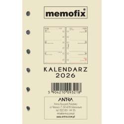 Wkład kalendarzowy 2026 Memofix A6 TDW - 1