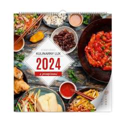 Kalendarz 2024 ścienny Lux kwadratowy Kulinarny - 1