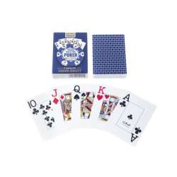 Plastik Poker TREFL karty do gry -talia (5904262144159) - 1