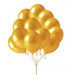 Balon złoty metalik 80szt