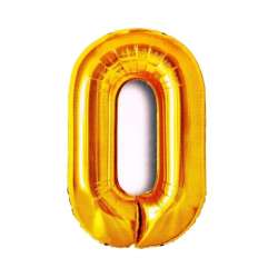 Balon foliowy złoty 9 (BAL80) - 1