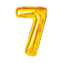 Balon foliowy złoty 7 (BAL91) - 1