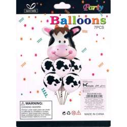 Zestaw balonów Krówka 30-70 cm 7 szt. mix BCS-624 (BAL144) - 1