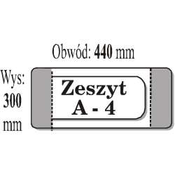 Okładka zeszytowa A4 (50szt) IKS (IKS ZESZYT A4) - 1