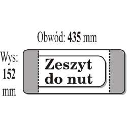 Okładka na zeszyt do nut (50szt) IKS (IKS OKŁ) - 1