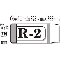 Okładka książkowa regulowana R2 (50szt) IKS (IKS R2)