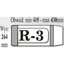 Okładka książkowa regulowana R3 (50szt) IKS (IKS R3) - 1