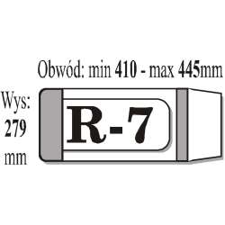 Okładka książkowa regulowana R7 (50szt) IKS (IKS R66) - 1