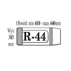 Okładka książkowa regulowana R44 (50szt) IKS (IKS R44)