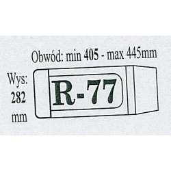 Okładka książkowa regulowana R77 (50szt) IKS (IKS R77)