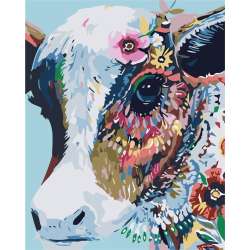 Malowanie po numerach - Krowa 40x50cm