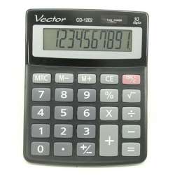 Kalkulator Vector KAV CD-1202 BLK
