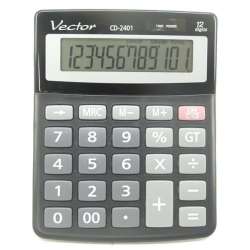 Kalkulator Vector KAV CD-2401 BLK