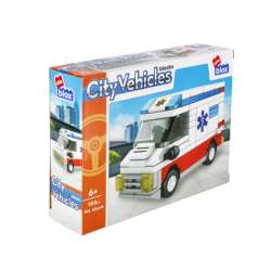 Klocki konstrukcyjne Alleblox City Vehicles Ambulans (102 elementy) (492751 492797)