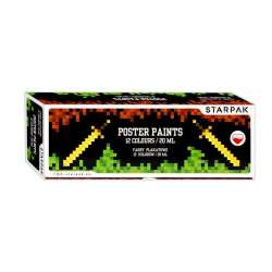 Farby plakatowe 12 kolorów 20ml Pixel Game p6 STARPAK (492052)