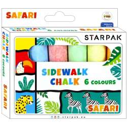 Kreda chodnikowa 6 kolorów Safari (494004) - 1