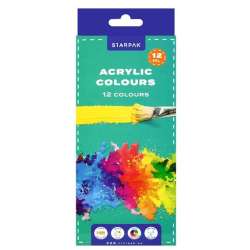 Farby akrylowe 12 kolorów Starpak (520192)