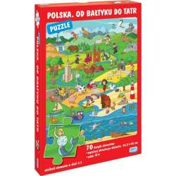 Puzzle 70 elementów. Polska. Od Bałtyku do Tatr - 1