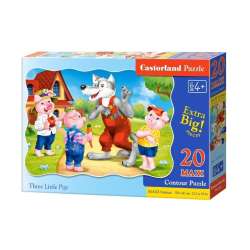 Puzzle 20 maxi - Three Little Pigs CASTOR (GXP-642503)