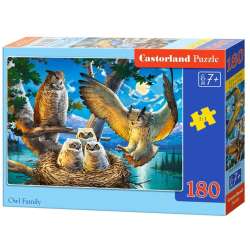 Puzzle 180 Owl Family CASTOR