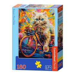 Puzzle 180 Kitten's Floral Ride CASTOR