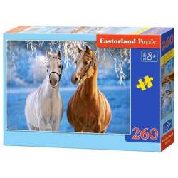 Puzzle 260 Zimowe konie CASTOR (GXP-570472) - 1