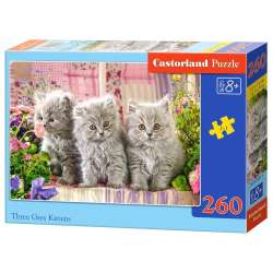 Puzzle 260 Three Grey Kittens CASTOR (GXP-659801)