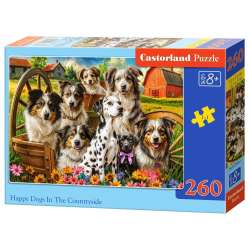 Puzzle 260 Happy Dogs In The Countryside CASTOR