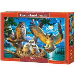 Puzzle 500 Owl Family CASTOR (GXP-703121) - 1
