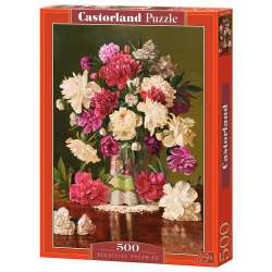 Puzzle 500 Beautiful Pheonies CASTOR (GXP-860947)